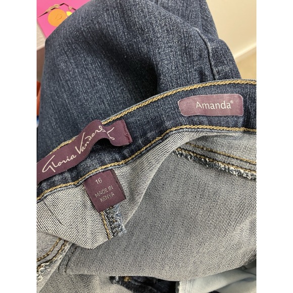 Gloria Vanderbilt Amanda Blue Jeans Women's Size 16 Mom Jeans - Picture 4 of 6